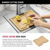 15&rdquo; Stainless Steel Workstation Kitchen Bar Sink Drop-In Undermount Single Bowl with WorkFlow&trade; Ledge and Accessories